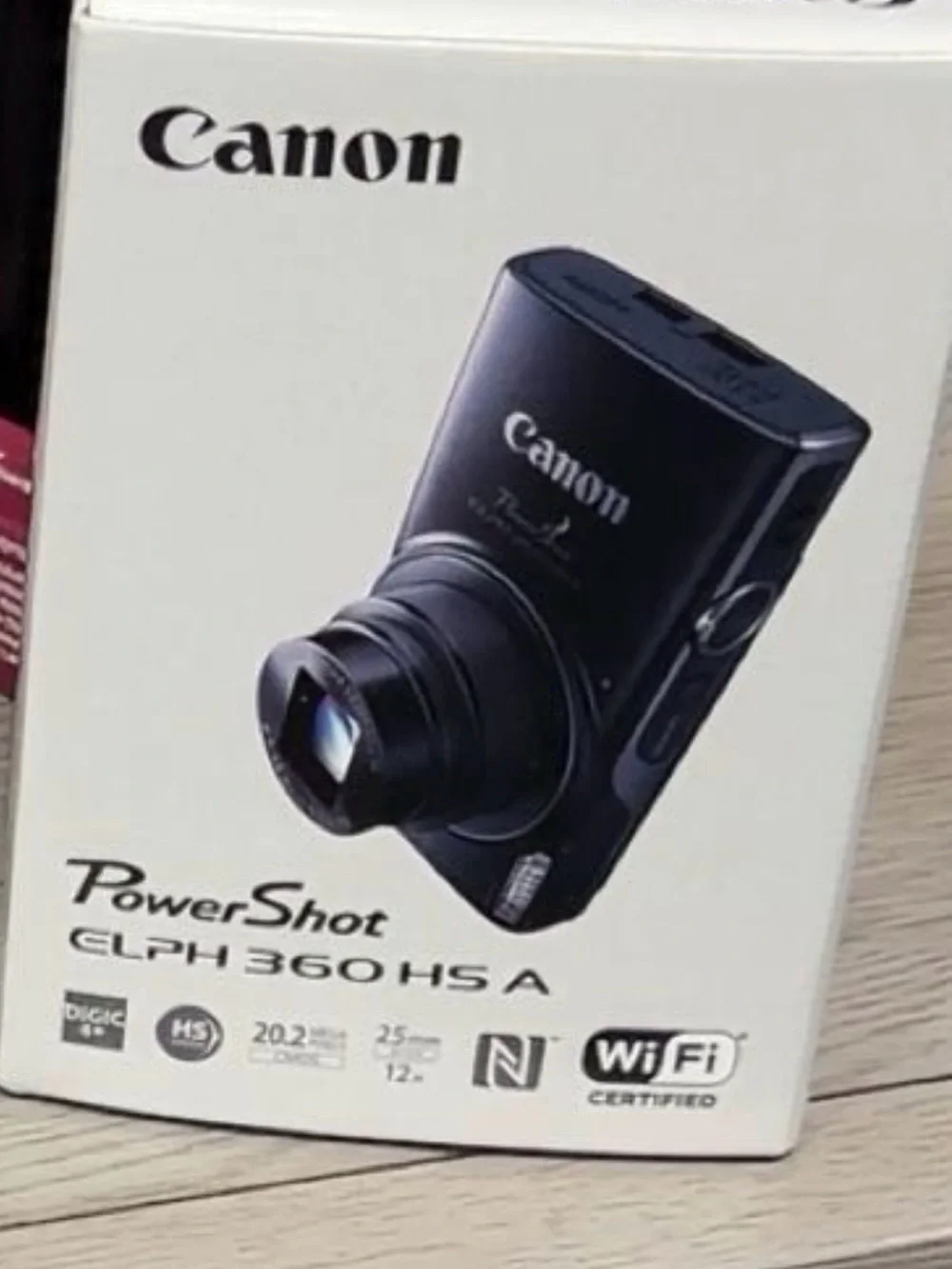 Canon PowerShot ELPH 360 HS A Compact Digital Camera - Black